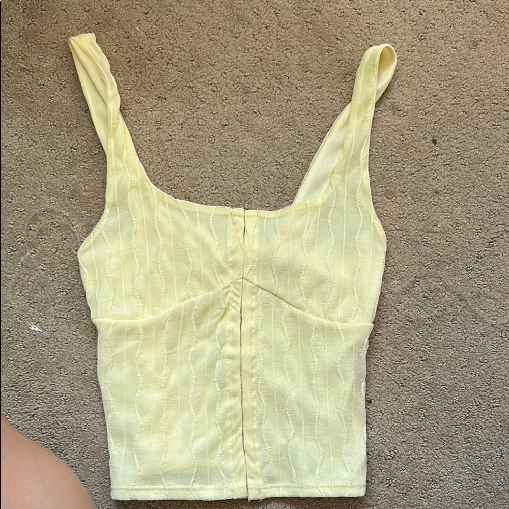 Full Tilt Cream Ribbed Sleeveless Bodysuit